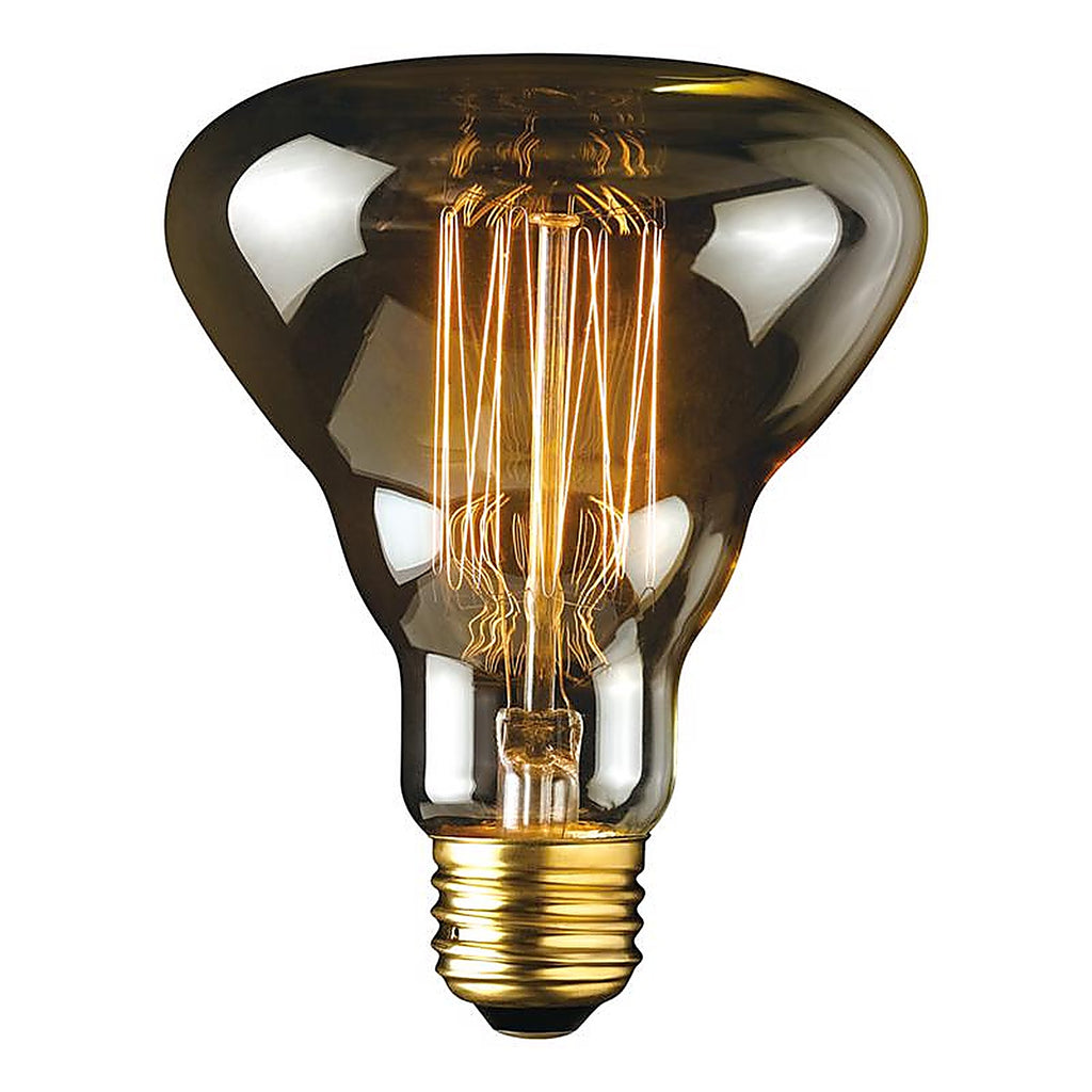 Globe Electric - 84654 - Designer Labo 40 W G40 Decorative Incandescent Bulb E26 (Medium) Amber 1 Pack