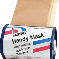 U. S. Chemical & Plastics 38081 Handy Mask Tape & Paper with Dispenser