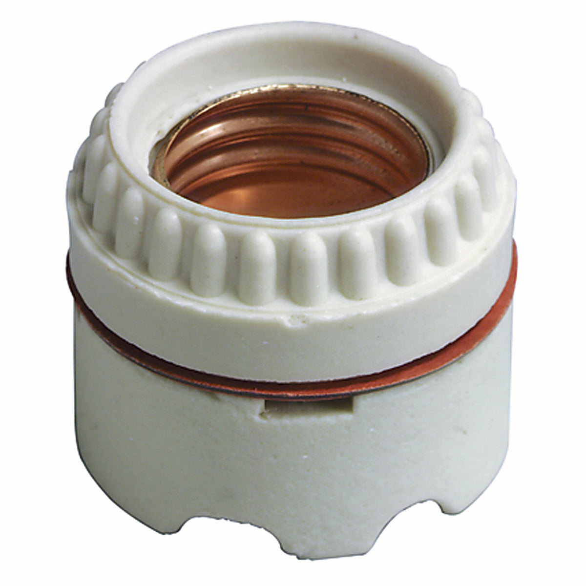 Leviton - C01-09350-000 - Porcelain Incandescent Medium Base Keyless Socket 1 Pack