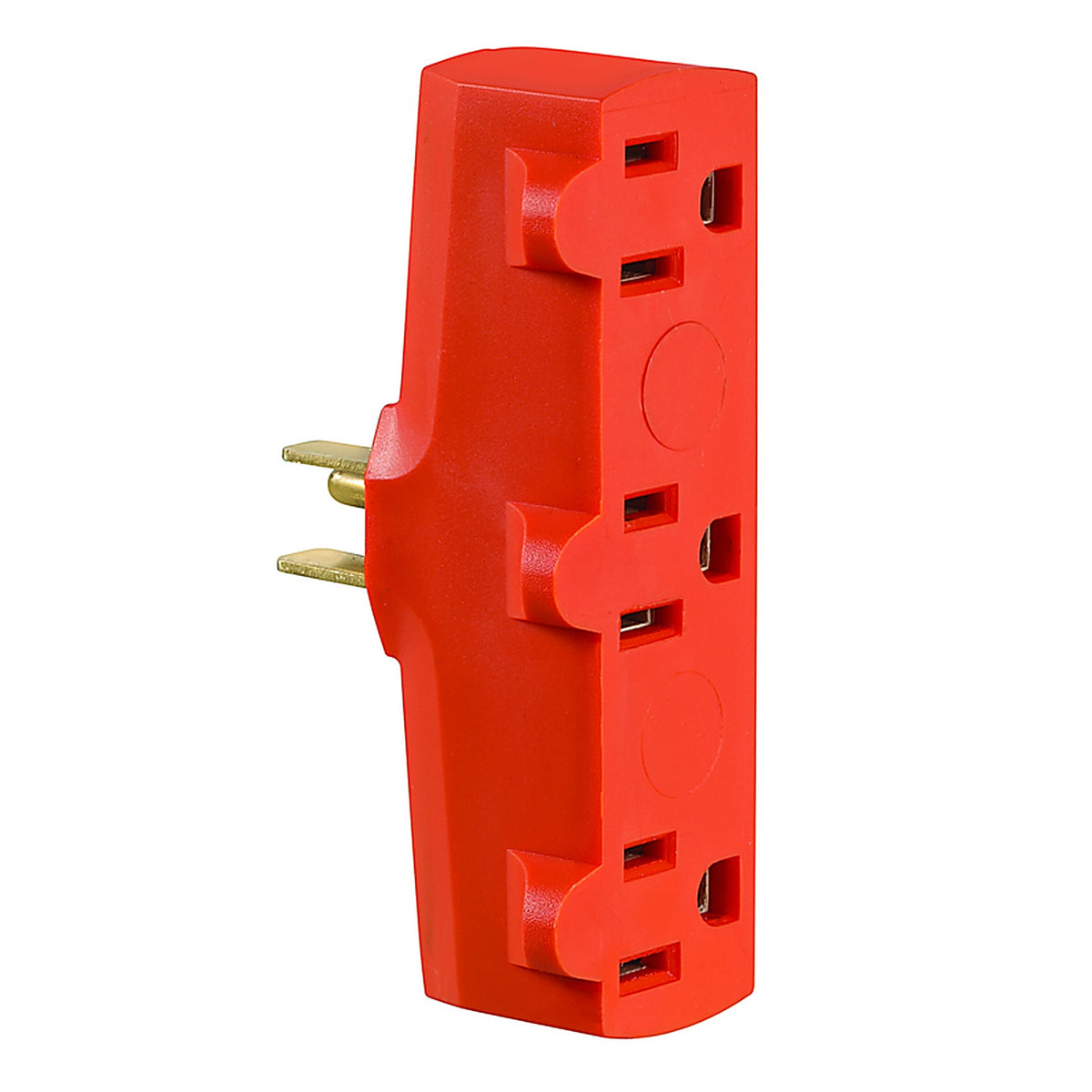 Leviton - R52-00699-000 - Polarized 3 Outlets Outlet Adapter 1 Pack