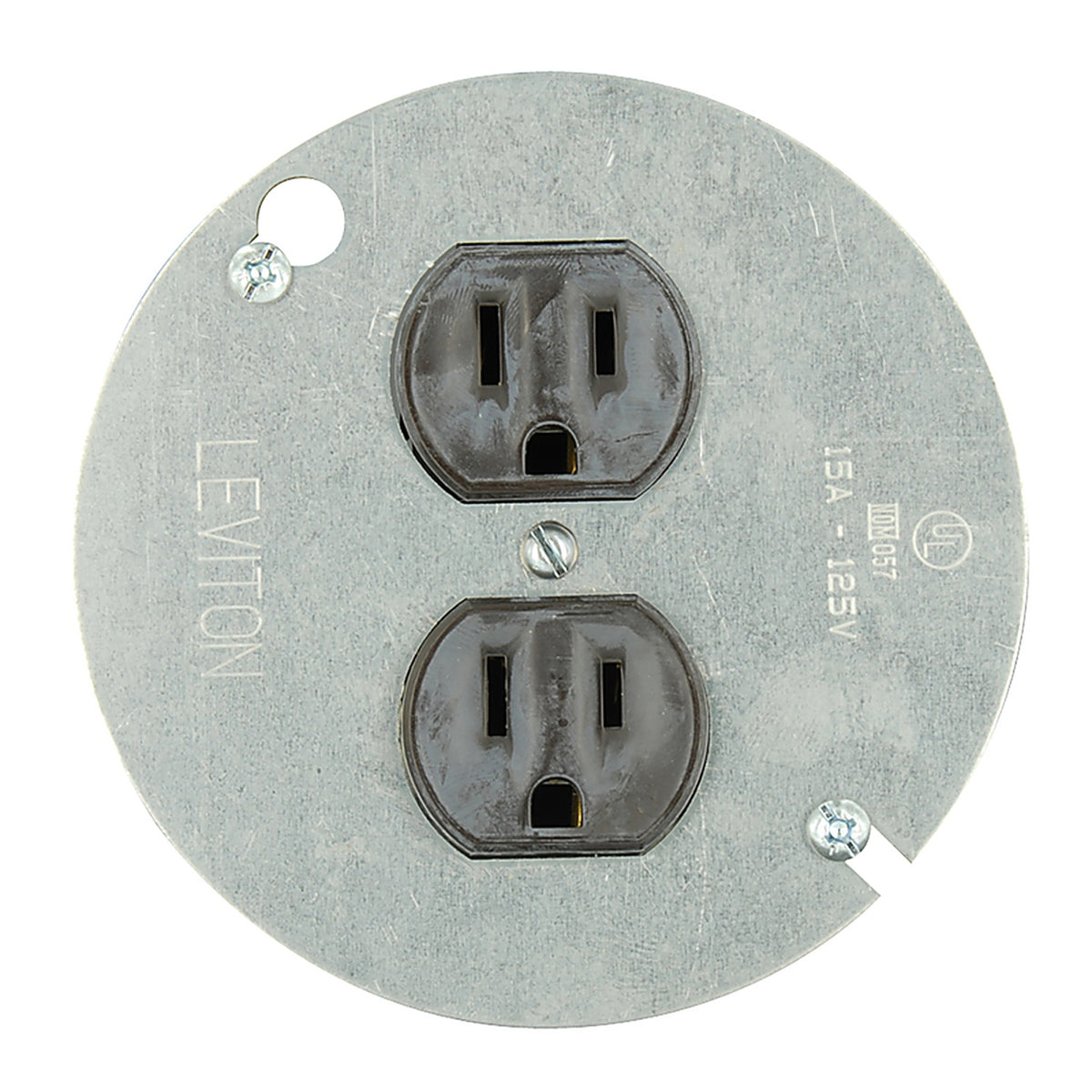 Leviton - 250-01228-000 - 15 Amps 125 V Duplex Brown Outlet 5-15R 1 Pack