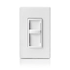 Leviton 6672-3PW Decora SureSlide White 600 watt Slide Dimmer Switch