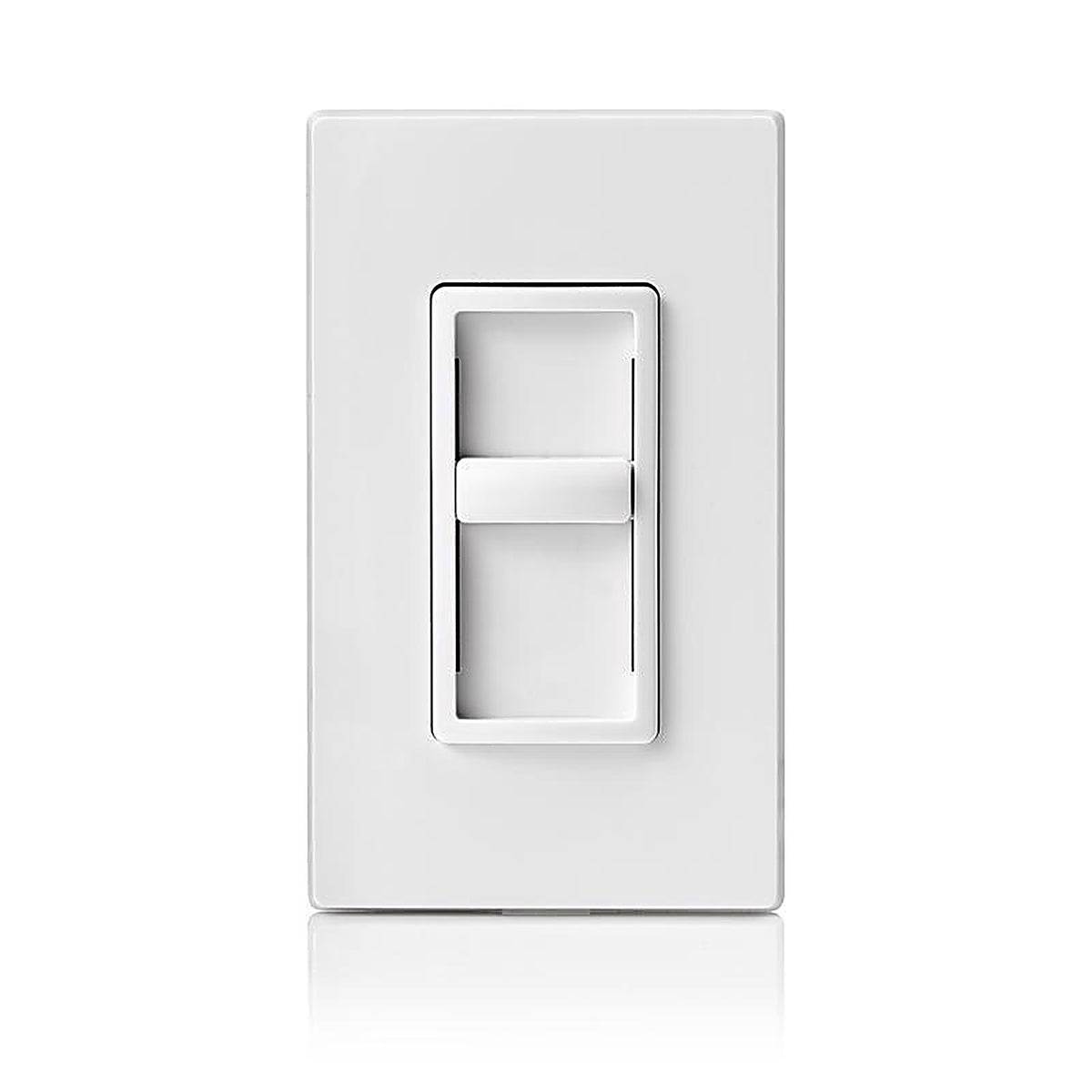 Leviton 6672-3PW Decora SureSlide White 600 watt Slide Dimmer Switch