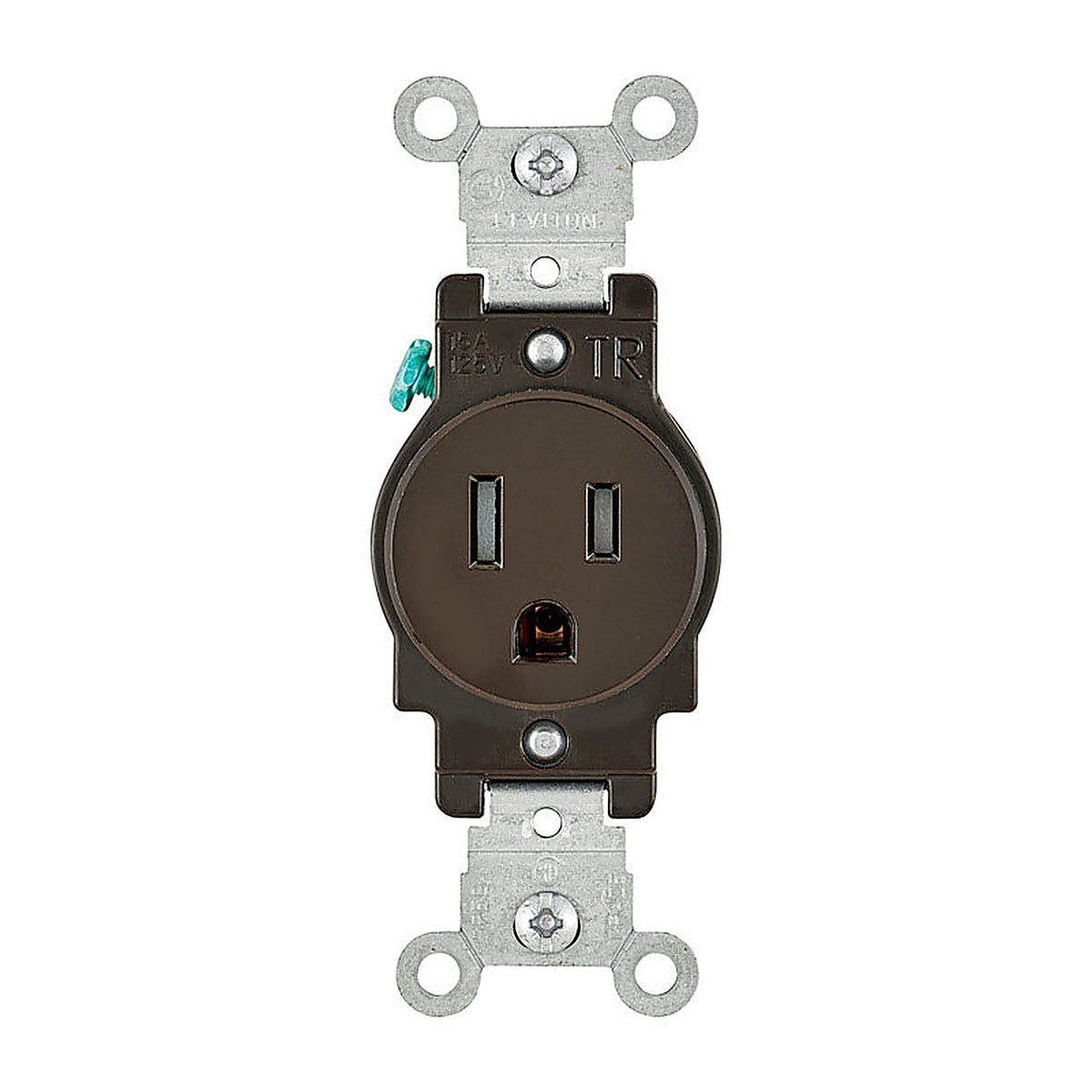 Leviton T5015 15 amps 125 volt Brown Outlet 5-15R