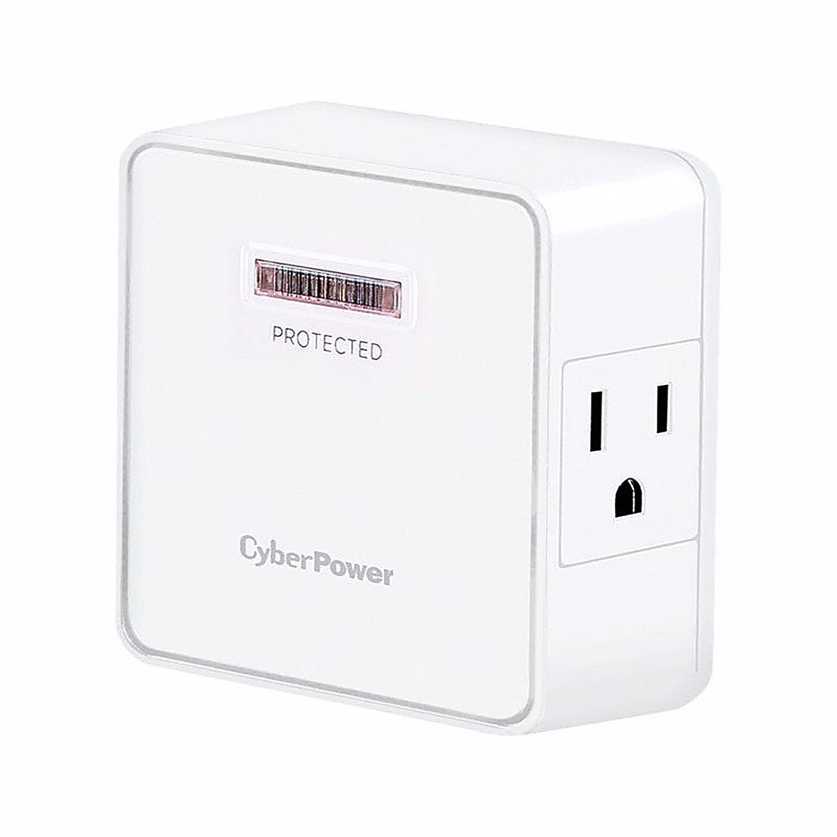 Cyberpower - HT200W - Home Office 0 Ft. L 2 Outlets Wall Tap White 1500 J