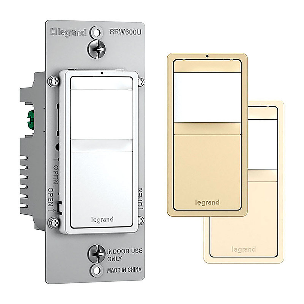 Legrand RRW600UTCCCV4 Radiant 15 amps Motion Sensor Switch Ivory, Light Almond, White 1/Pack