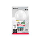 Satco - S9592 - A19 E26 (Medium) LED Bulb Natural Light 40 Watt Equivalence 1 Pack