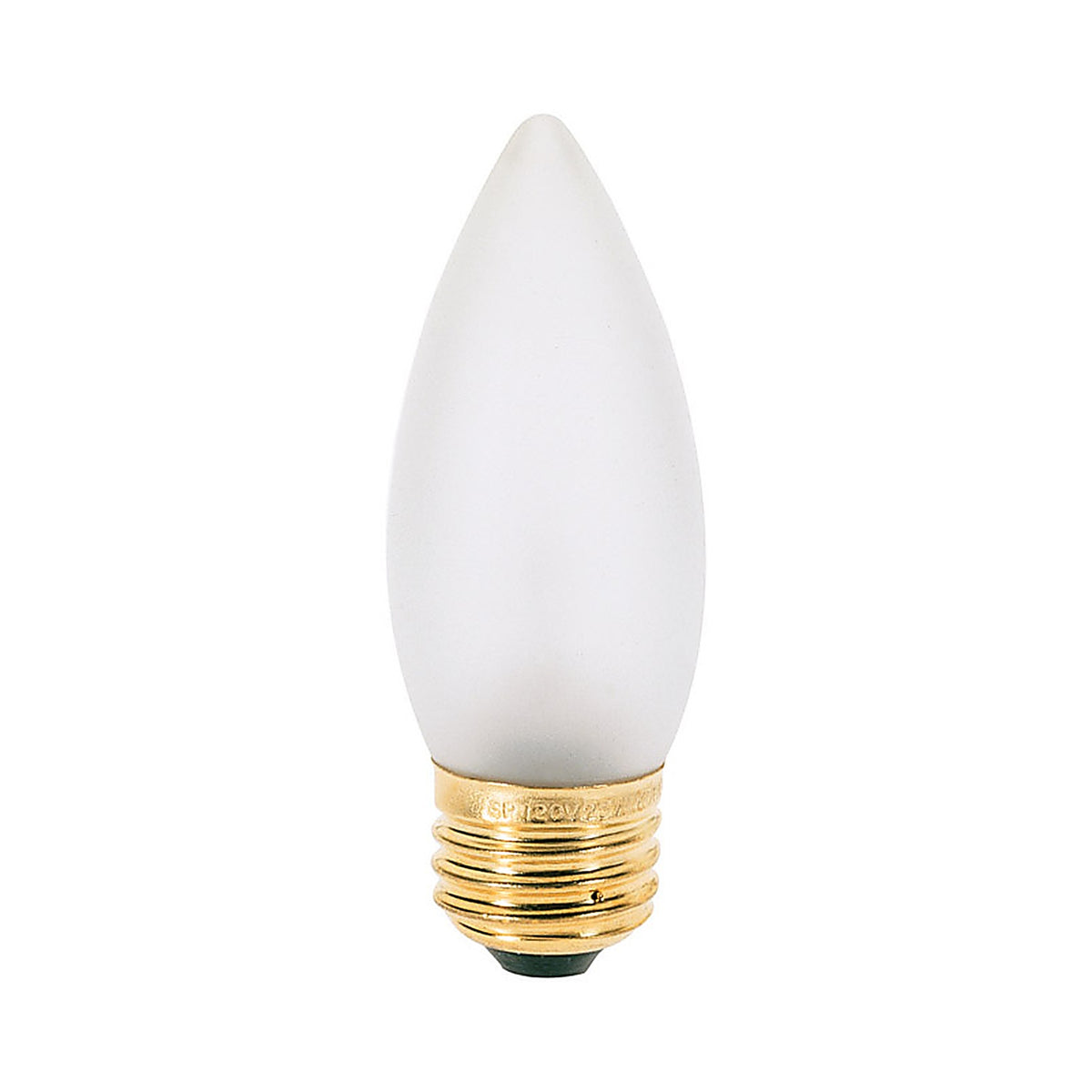 Satco - S3734 - 25 W B11 Decorative Incandescent Bulb E26 (Medium) Soft White 2 Pack