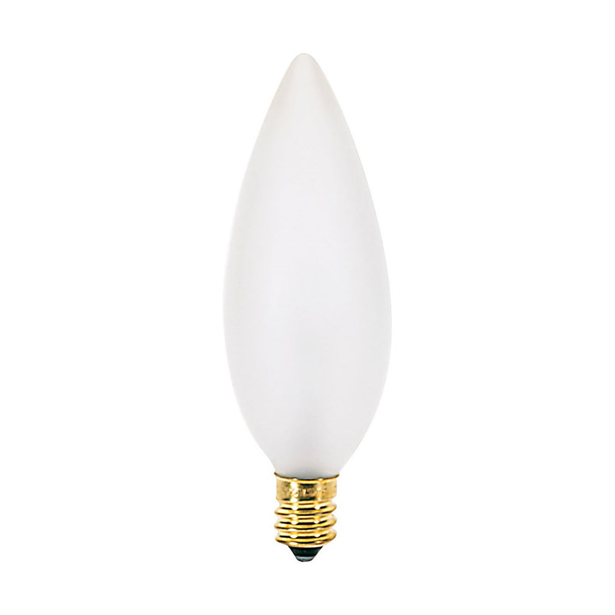 Satco - S3785 - 25 W Ba9.5 Decorative Incandescent Bulb E12 (Candelabra) Soft White 2 Pack