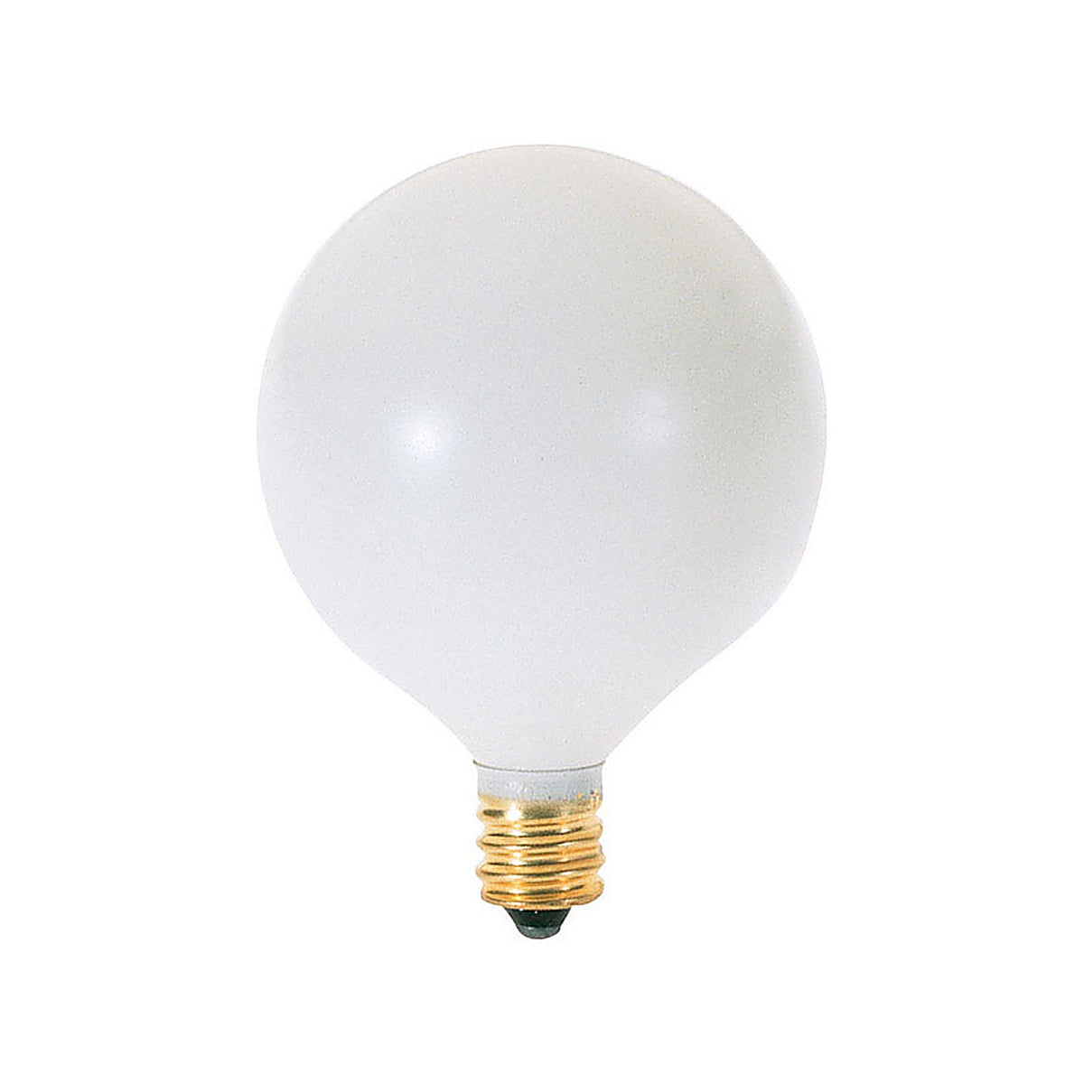 Satco - S3825 - 25 W G16.5 Decorative Incandescent Bulb E12 (Candelabra) Soft White 1 Pack
