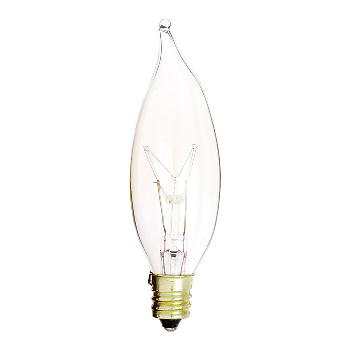 Satco - S3773 - 15 W Ca9 Chandelier Incandescent Bulb E12 (Candelabra) Soft White 2 Pack