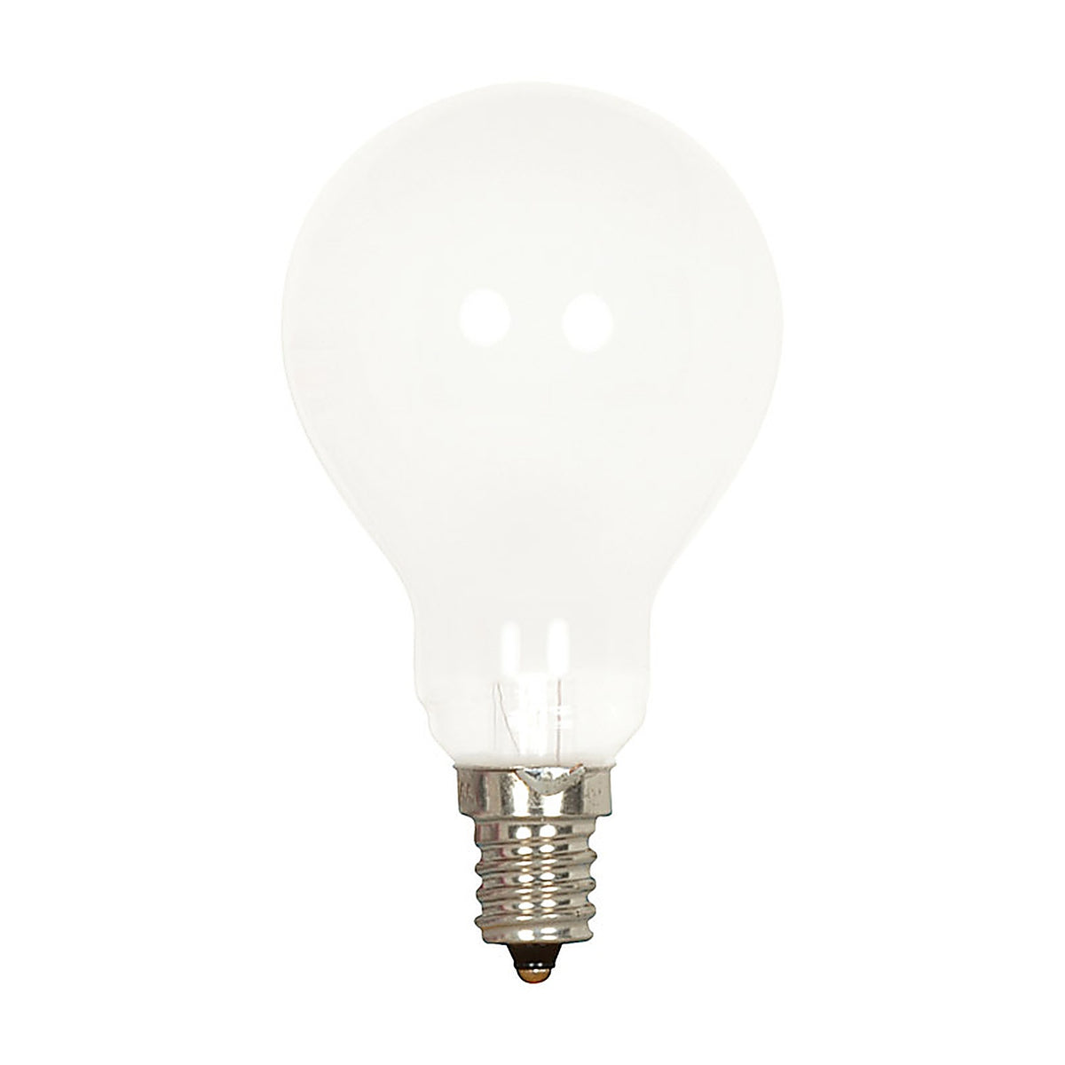 Satco - S2741 - 40 W A15 A-Line Incandescent Bulb E12 (Candelabra) Soft White 1 Pack