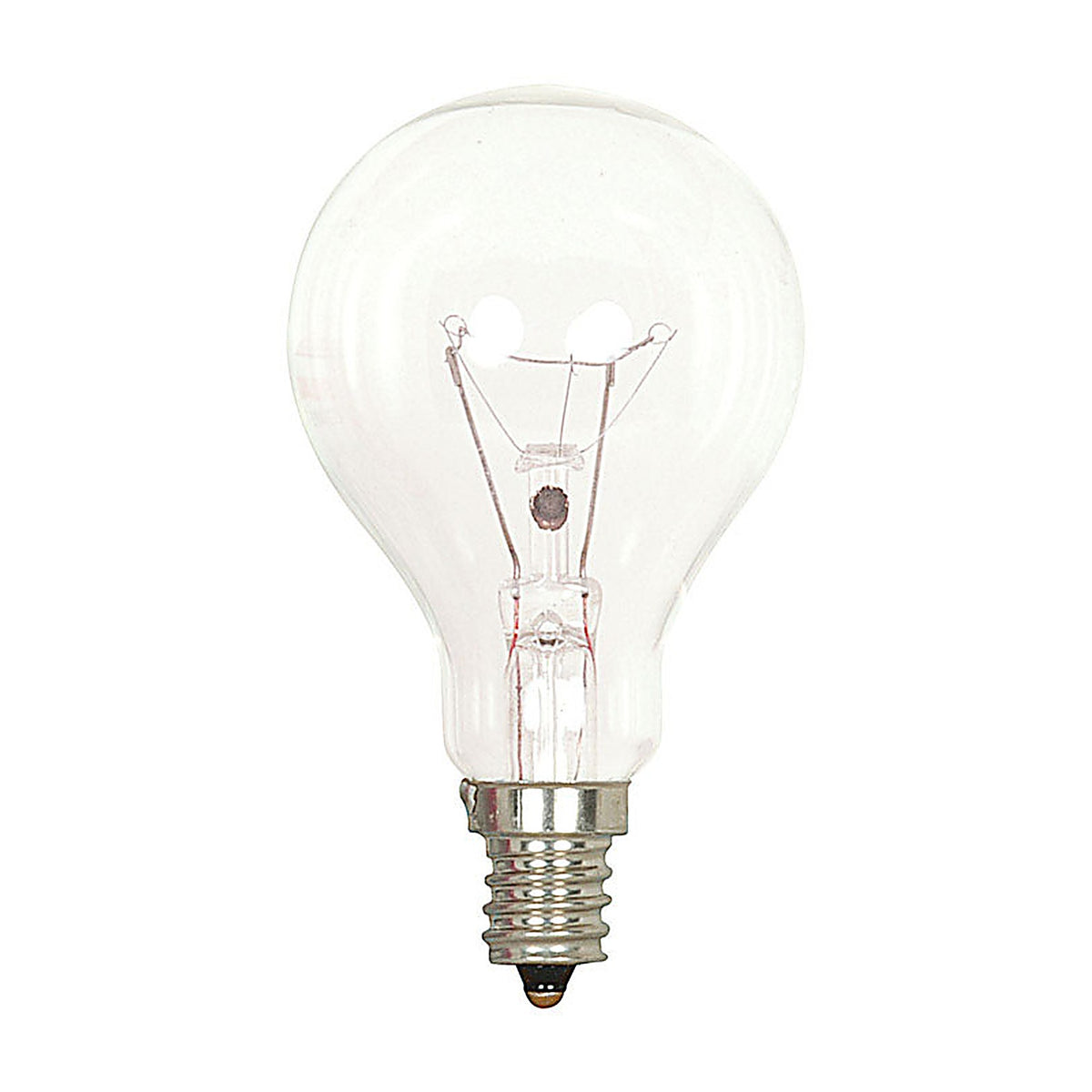 Satco - S2740 - 40 W A15 A-Line Incandescent Bulb E12 (Candelabra) Soft White 1 Pack