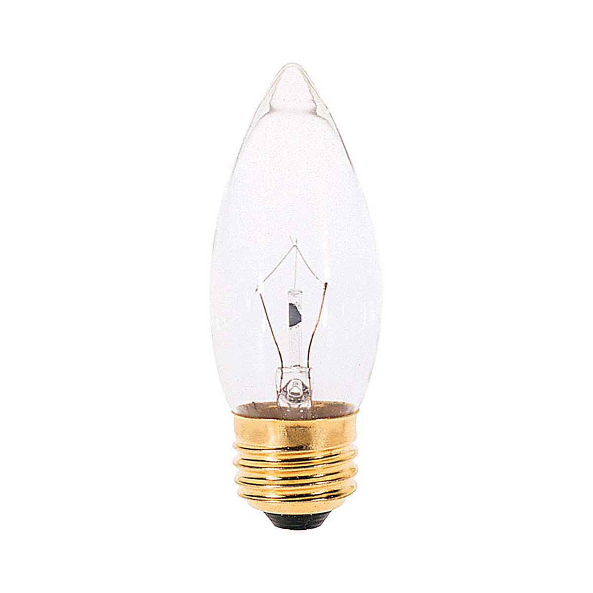 Satco - S3231 - 25 W B11 Decorative Incandescent Bulb E26 (Medium) Soft White 1 Pack
