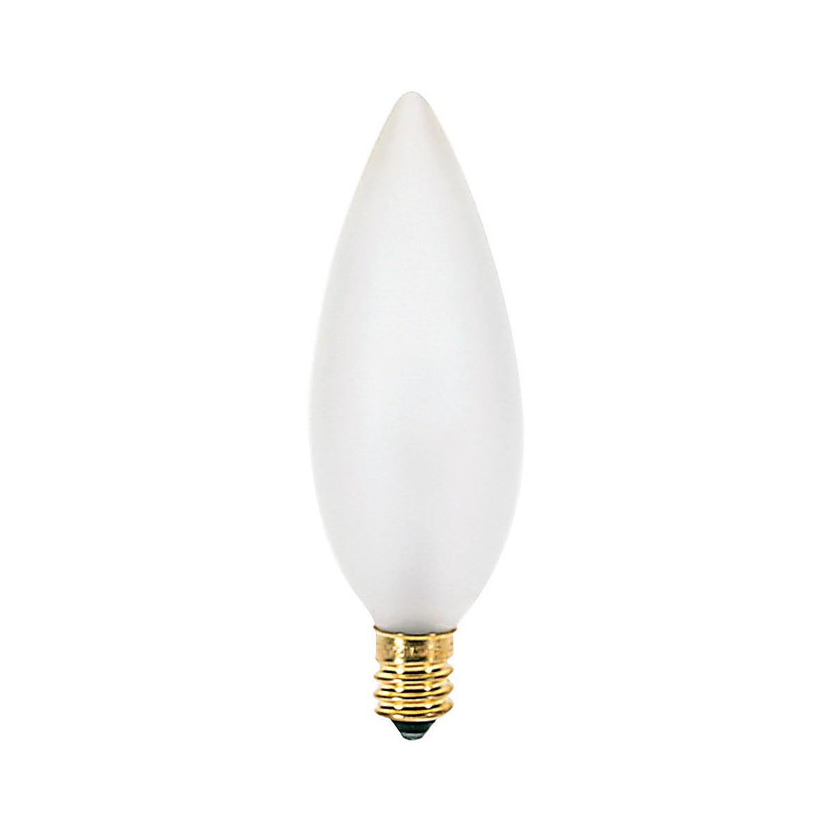 Satco - S3285 - 25 W Ba9.5 Chandelier Incandescent Bulb E12 (Candelabra) Soft White 1 Pack