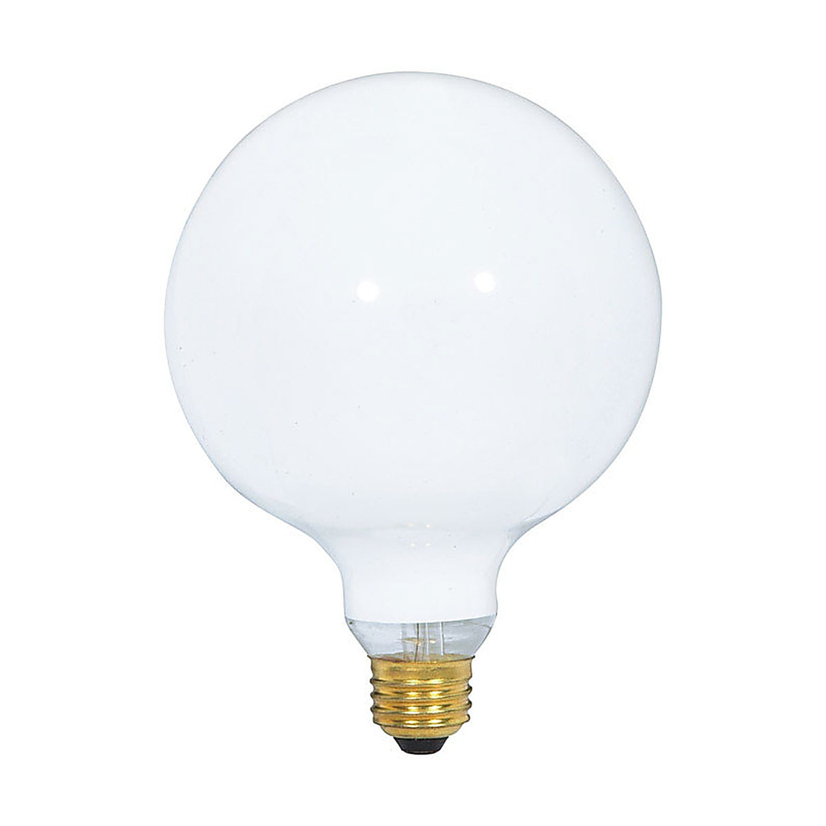 Satco - S3002 - 60 W G40 Globe Incandescent Bulb E26 (Medium) Soft White 1 Pack