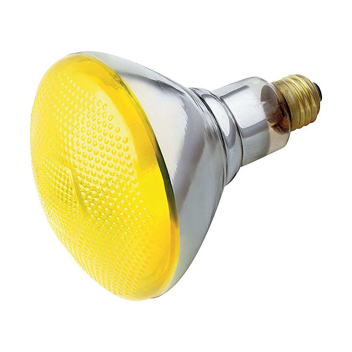 Satco - S4426 - 100 W Br40 Reflector Incandescent Bulb E26 (Medium) Yellow 1 Pack