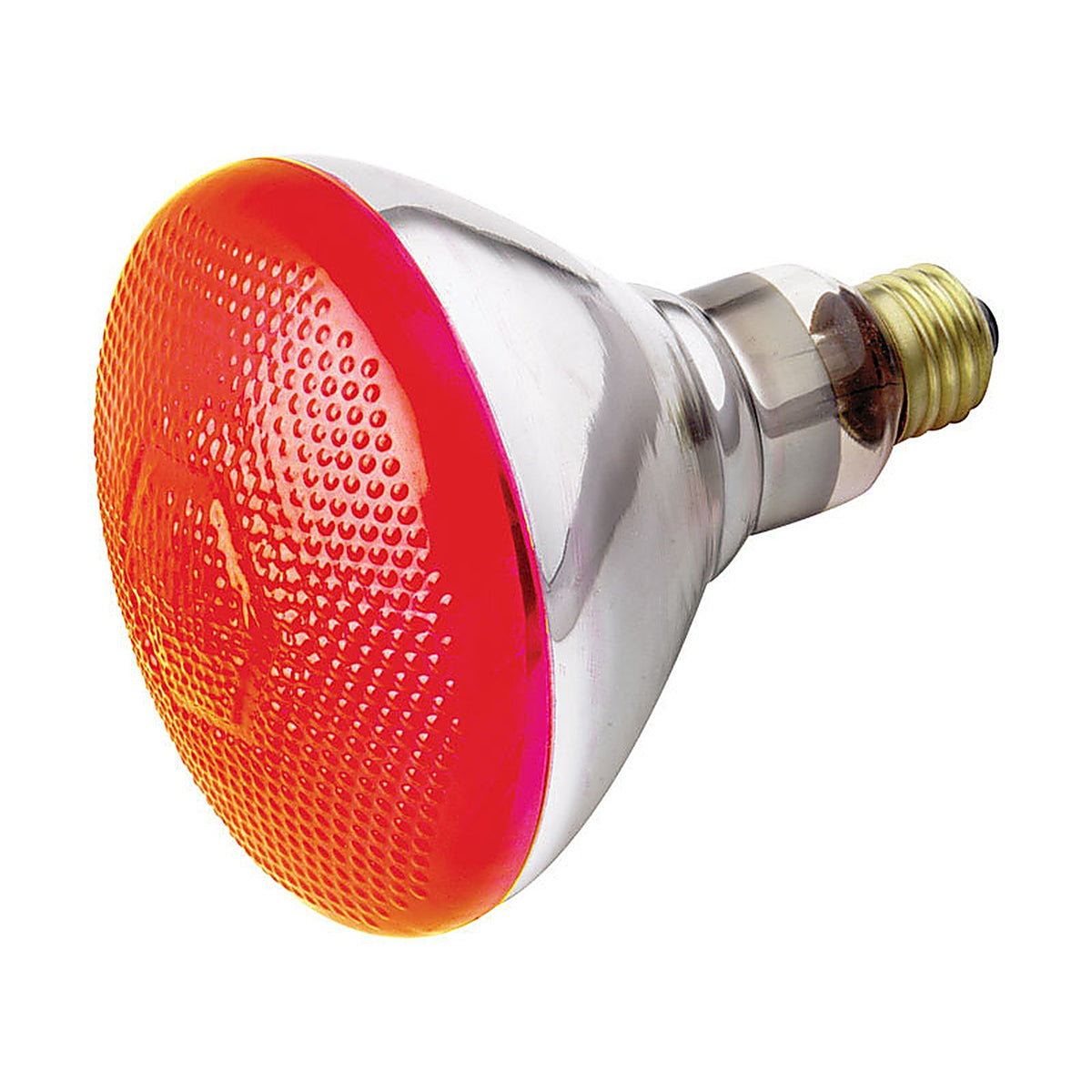 Satco - S4424 - 100 W Br40 Reflector Incandescent Bulb E26 (Medium) Red 1 Pack