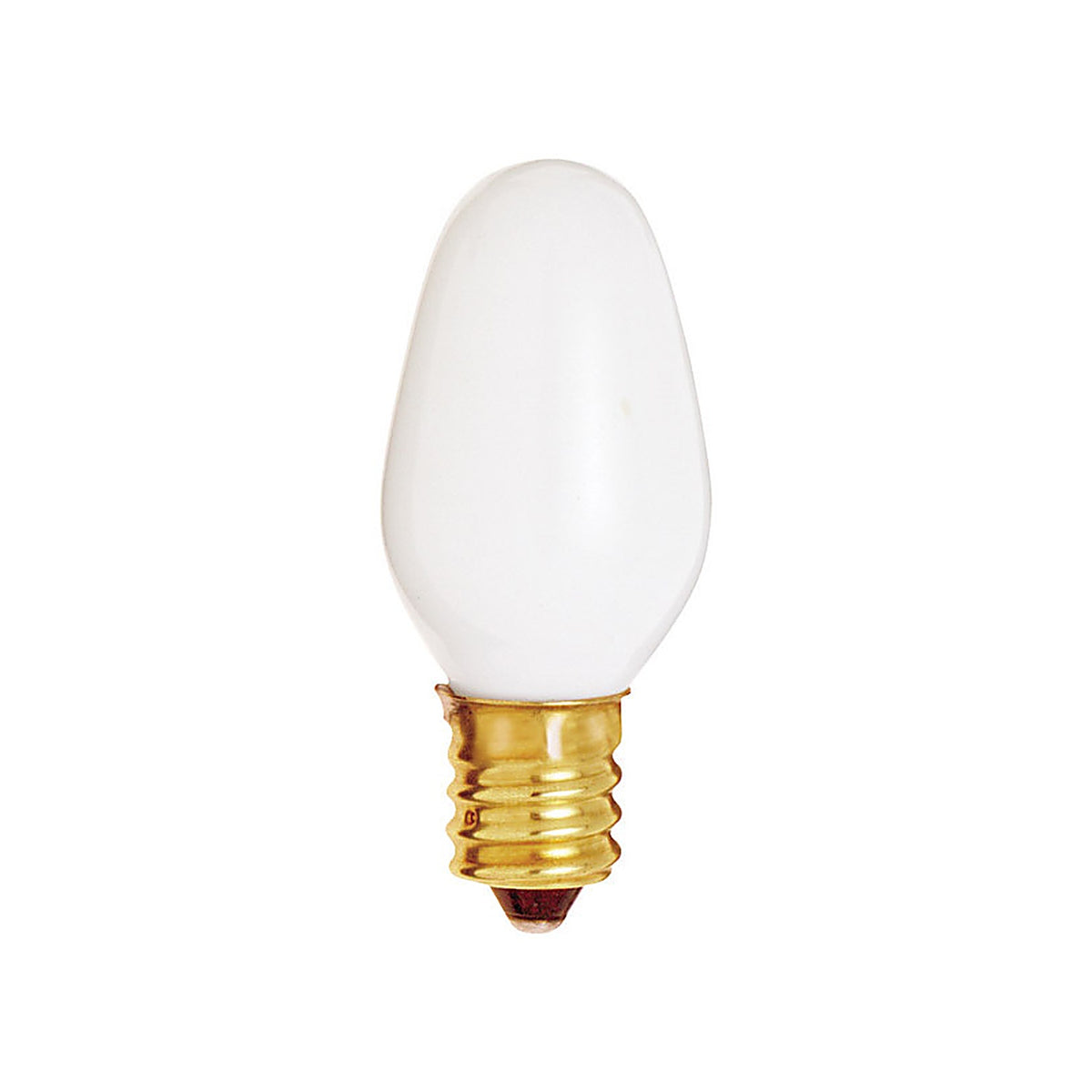 Satco - S3792 - 7 W C7 Nightlight Incandescent Bulb E12 (Candelabra) Soft White 2 Pack