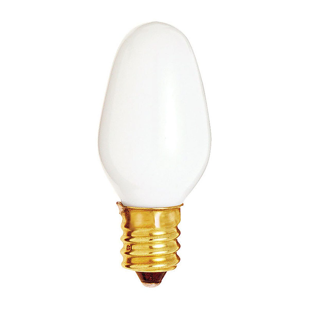 Satco - S4726 - 7 W C7 Nightlight Incandescent Bulb E12 (Candelabra) Soft White 1 Pack