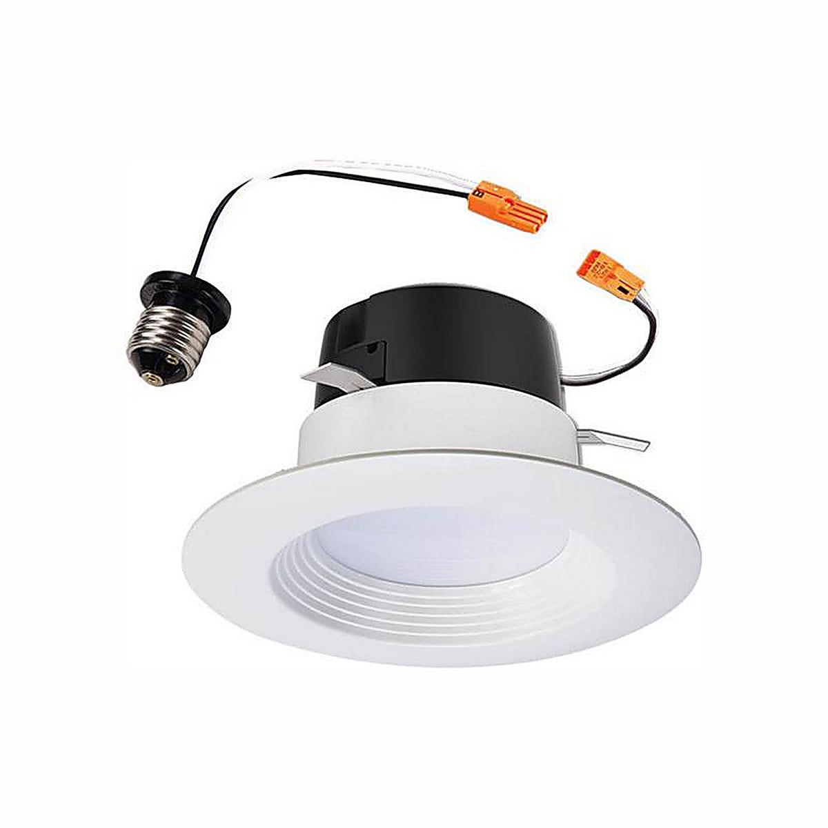 Halo - LT460WH6930R - Matte White 4 In. W Plastic LED Retrofit Recessed Lighting 8 W