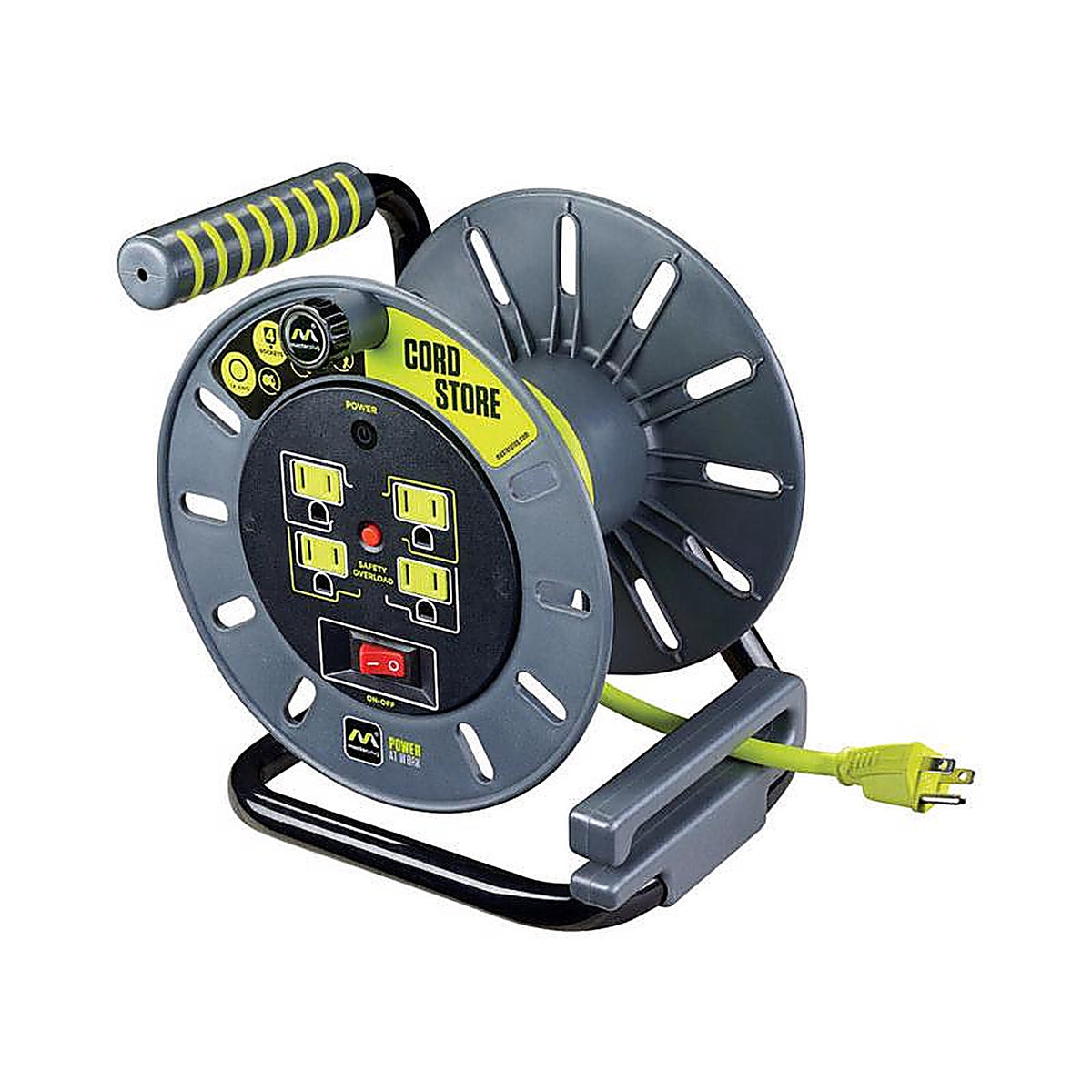 Masterplug - OMA031114G4SL-A - 3 Ft. L PVC Cord Reel