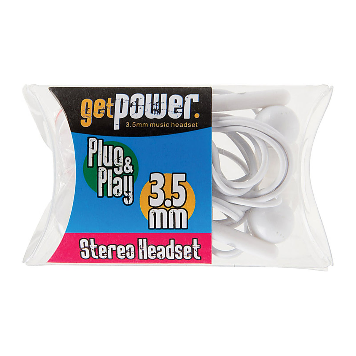 GetPower GP-EARBUD-MULTI Cell Phone Ear Buds 1/Pack For Most