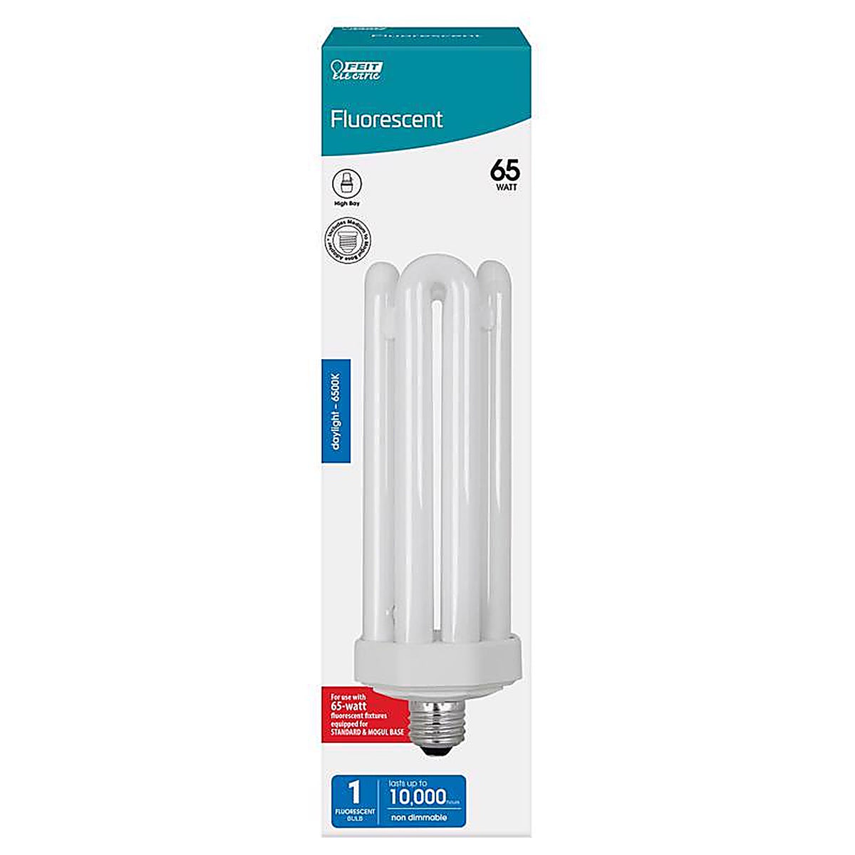 Feit - PLF65/65/G2 - 65 W Pl 2.8 In. D X 3.12 In. L Cfl Bulb Daylight Utility 6500 K 1 Pack