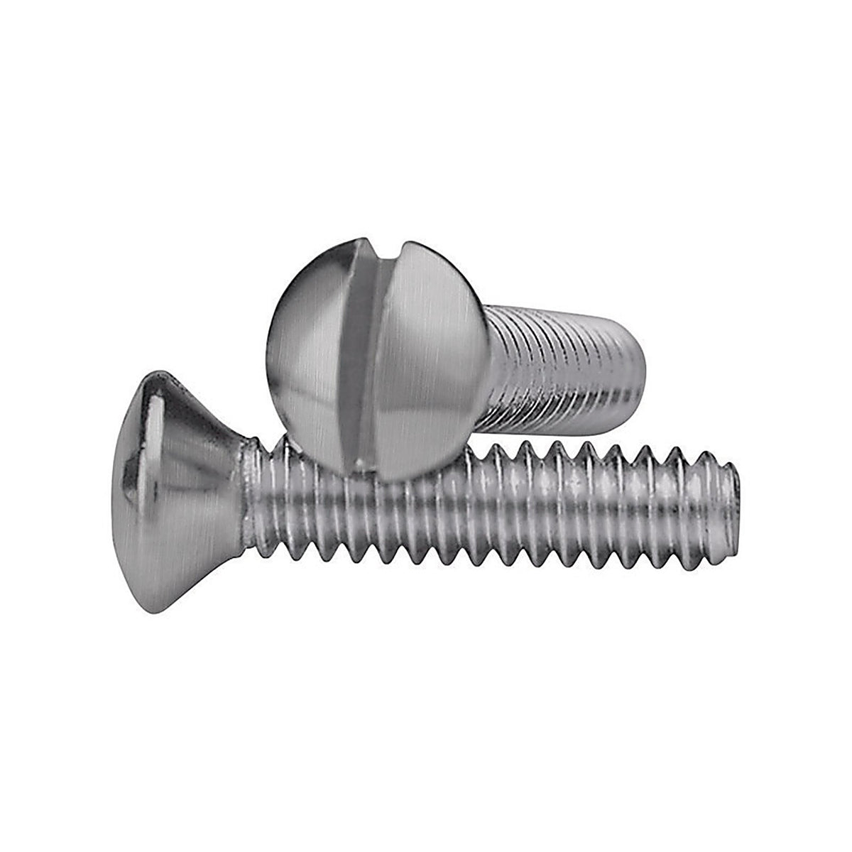Amertac PSN No. 6 x 1/2 in. L Slotted Oval Head Wallplate Screws 10/Pack