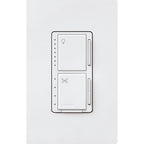 Lutron MACL-LFQH-WH Maestro White 250 watt Fan/LED Dimmer Switch 1/Pack