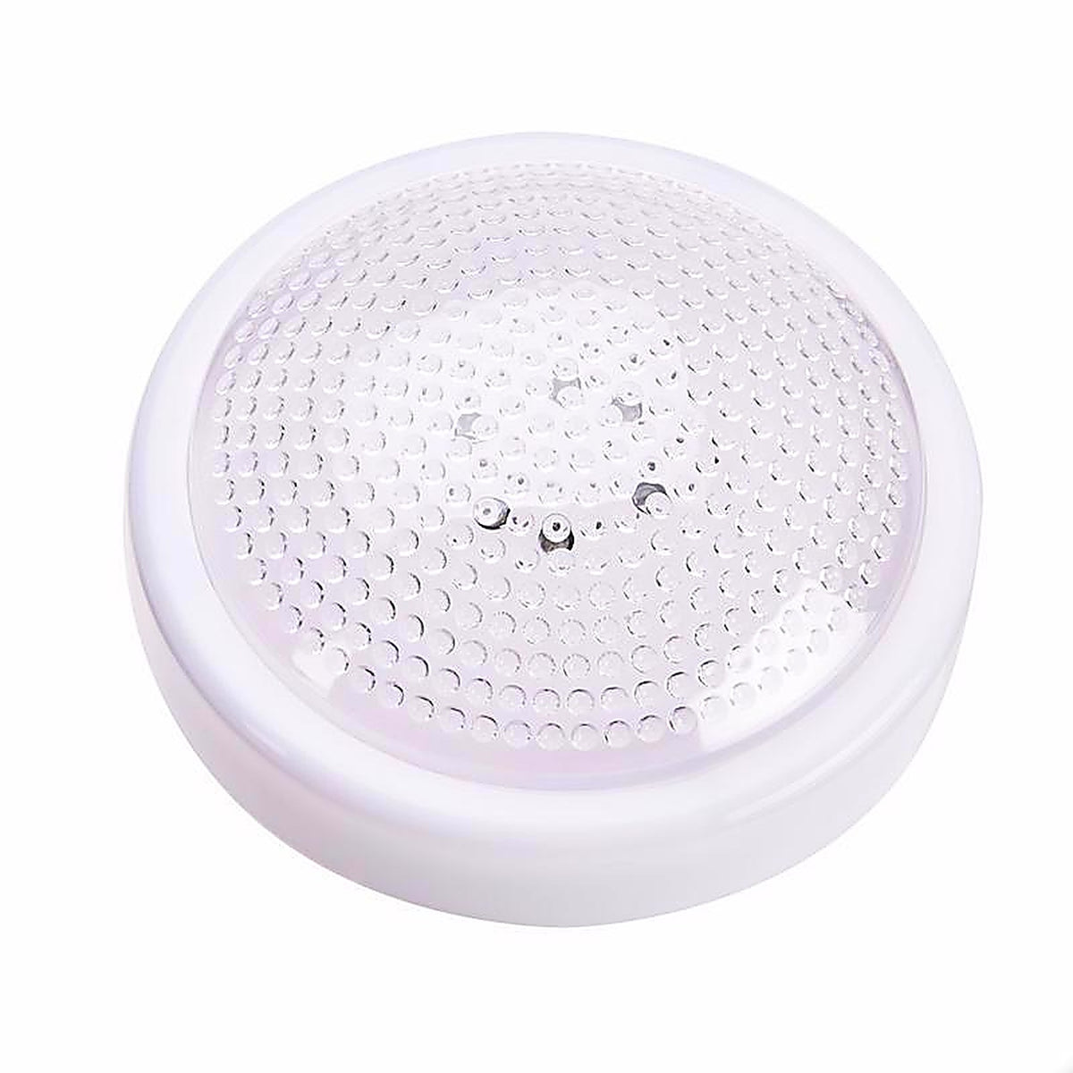 Dorcy - 411077 - Push N Light Manual Battery Powered Round LED Push Light