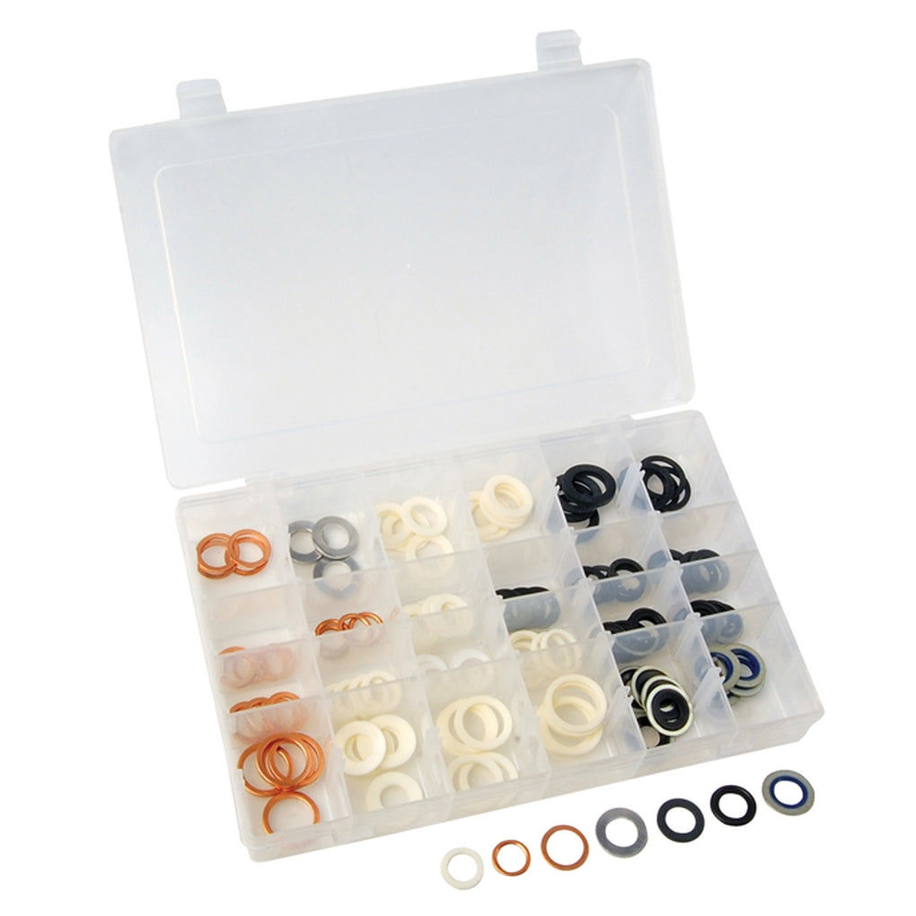 ATD - 389 - 120 Piece Oil Drain Plug Gasket Assortment
