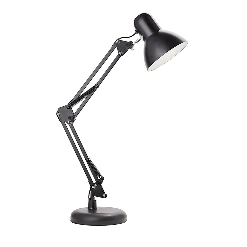 Newhouse Lighting NHDK-WR-BK Wright Architect 24 in. Black Desk Lamp