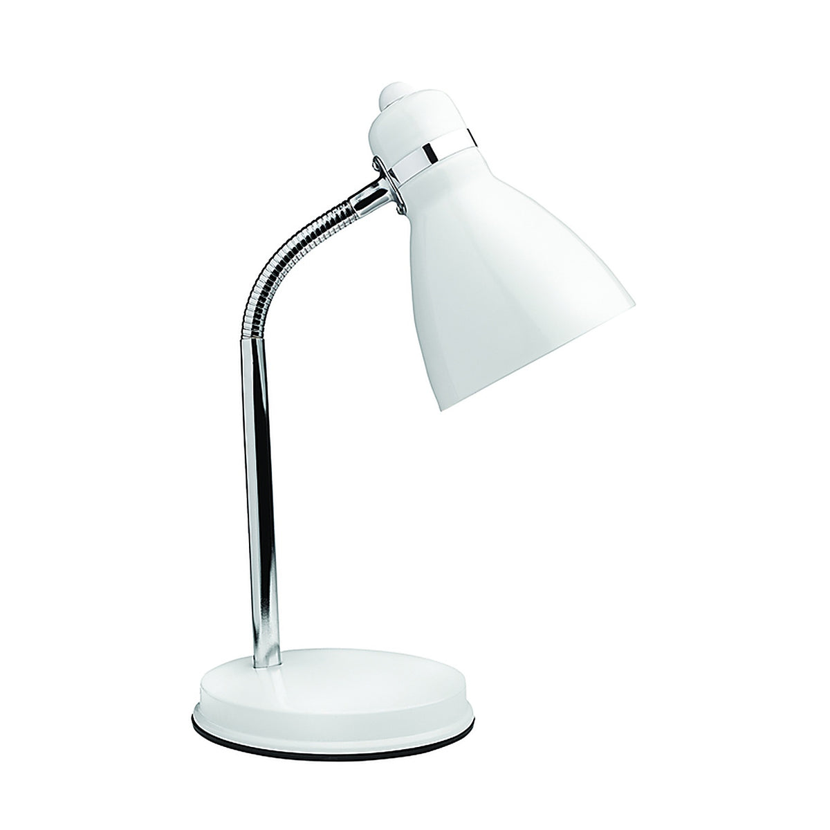Newhouse Lighting NHDK-OX-WH Oxford 13 in. White Desk Lamp