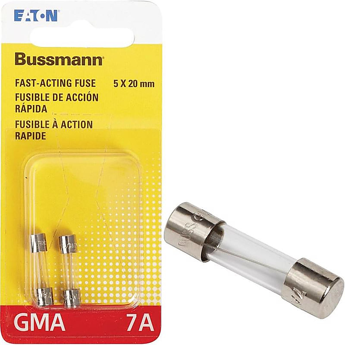 Bussmann BPGMA-7A 7 amps Fast Acting Fuse 2 count