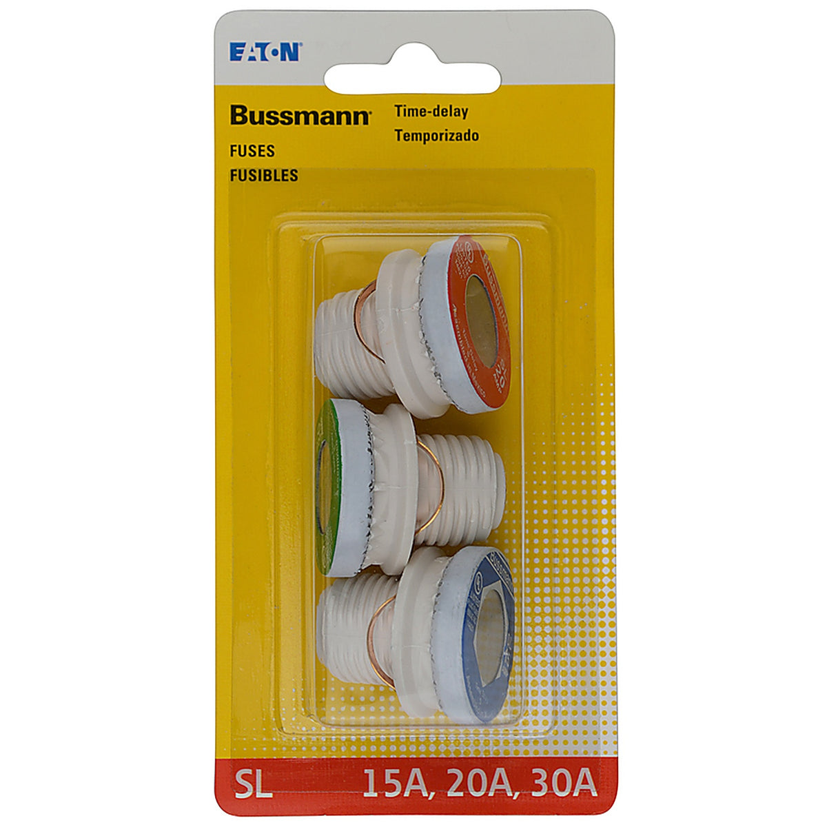 Bussmann BPSL-A Time Delay Plug Fuse 3/Pack