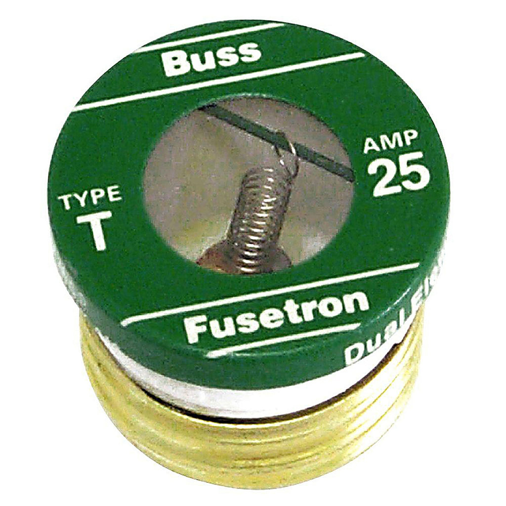 Bussmann BPT-25 25 amps Time Delay Plug Fuse 2/Pack