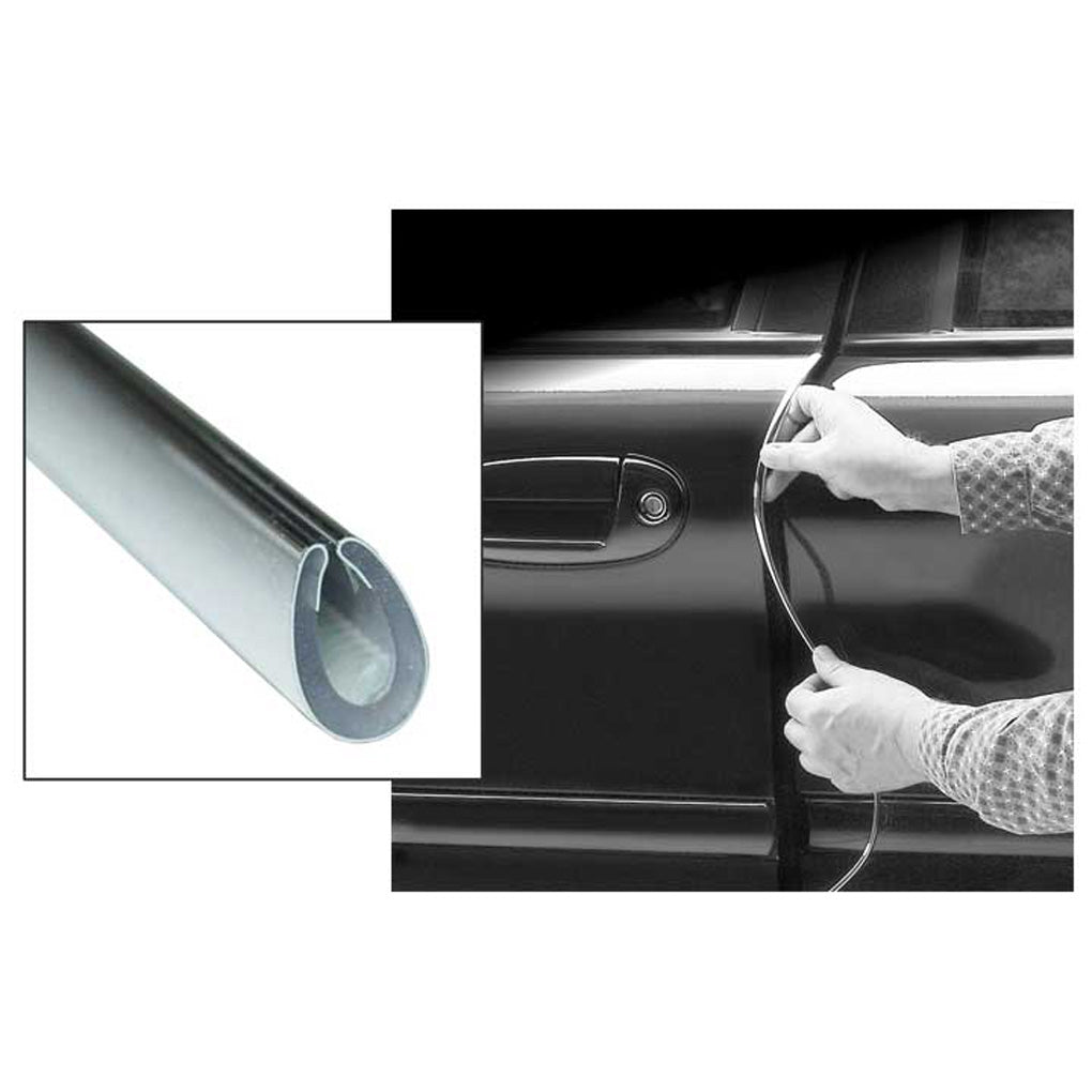 Cowles Protekto Trim 39-210 Door Edge Guard Full Size 50ft. Kit Reel Chrome