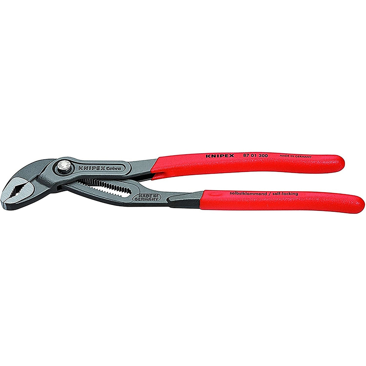 Knipex - 87 01 300 SBA - Cobra 12 In. Chrome Vanadium Steel Water Pump Pliers