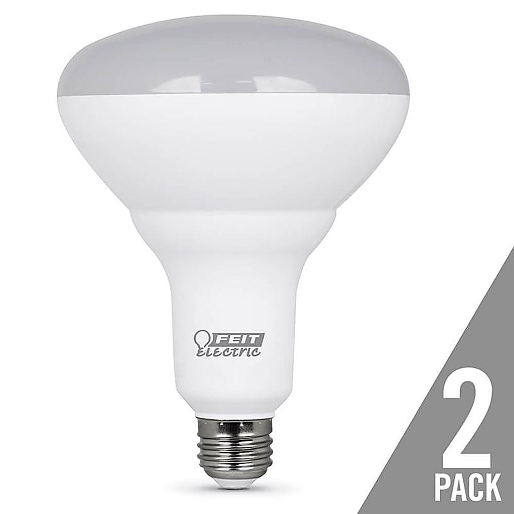 Feit - BR40DM85010KLD2 - Br40 E26 (Medium) LED Bulb Daylight 65 Watt Equivalence 2 Pack
