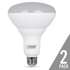 Feit - BR40DM85010KLD2 - Br40 E26 (Medium) LED Bulb Daylight 65 Watt Equivalence 2 Pack