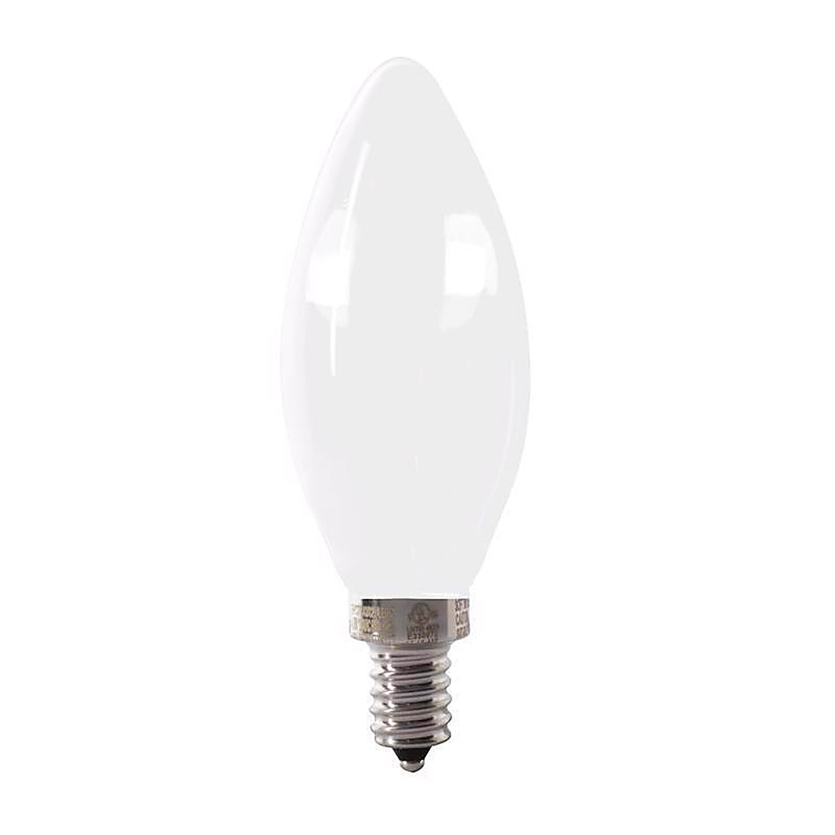 Feit Electric BPCTF40927CAFL2 Enhance Torpedo E12 (Candelabra) Filament LED Bulb Soft White 40 W 2 pk