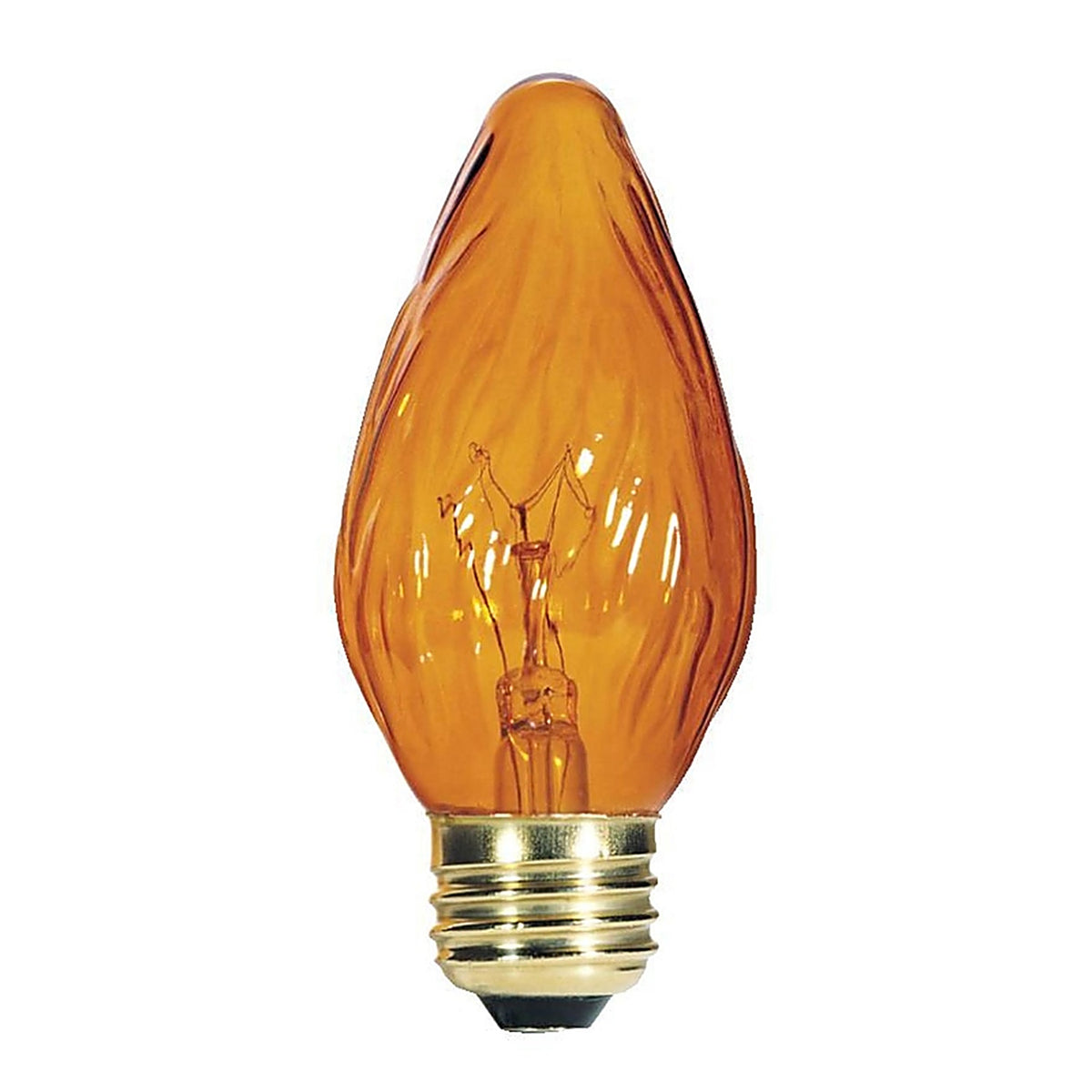 Westinghouse - 0322248 - 25 W F15 Decorative Incandescent Bulb E26 (Medium) Amber 2 Pack