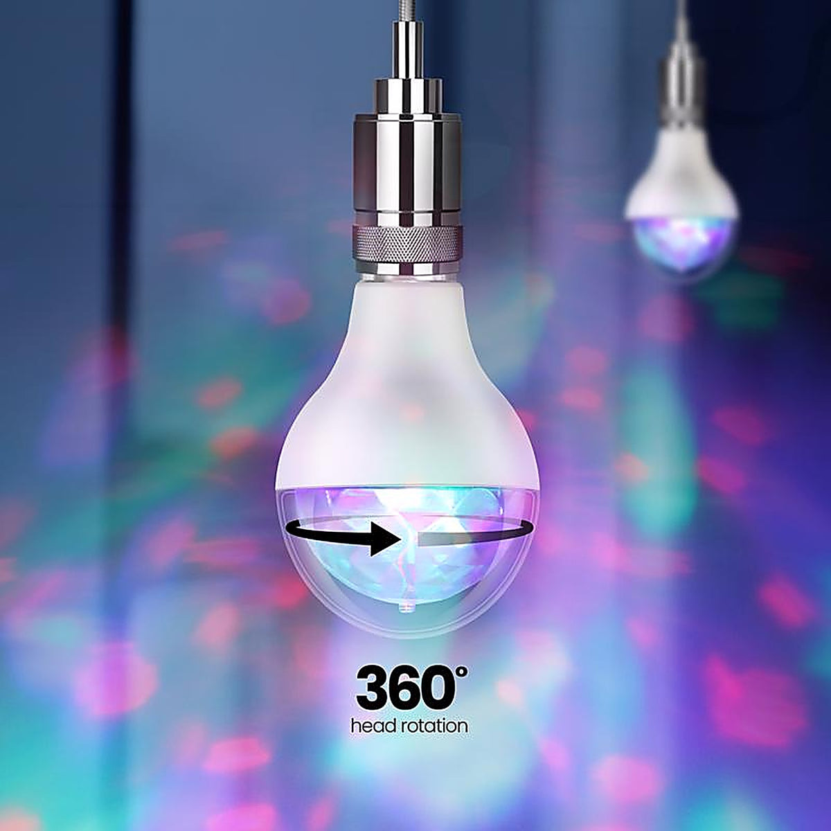 Feit Electric DISCO1/LED/RP A19 E26 (Medium) LED Bulb Color Changing 1 pk