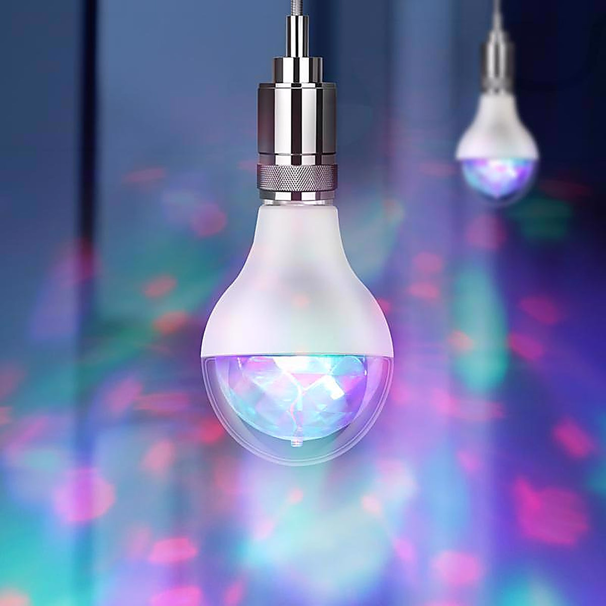 Feit Electric DISCO1/LED/RP A19 E26 (Medium) LED Bulb Color Changing 1 pk