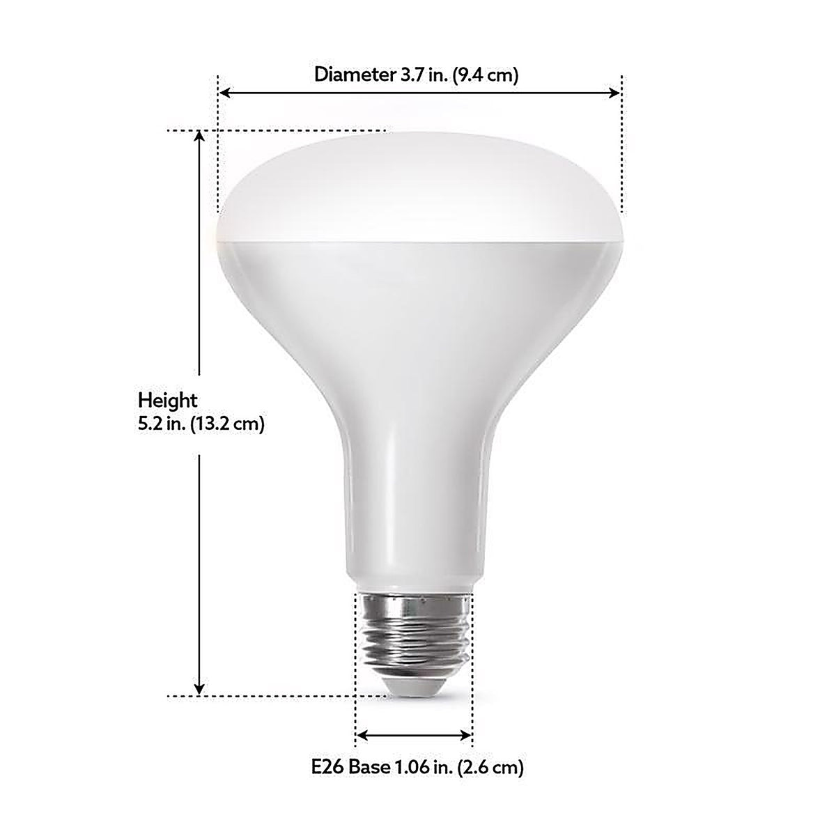 Feit Electric BR30/RGBW/CA/AG BR30 E26 (Medium) Smart WiFi LED Bulb Color Changing 65 W 1 pk