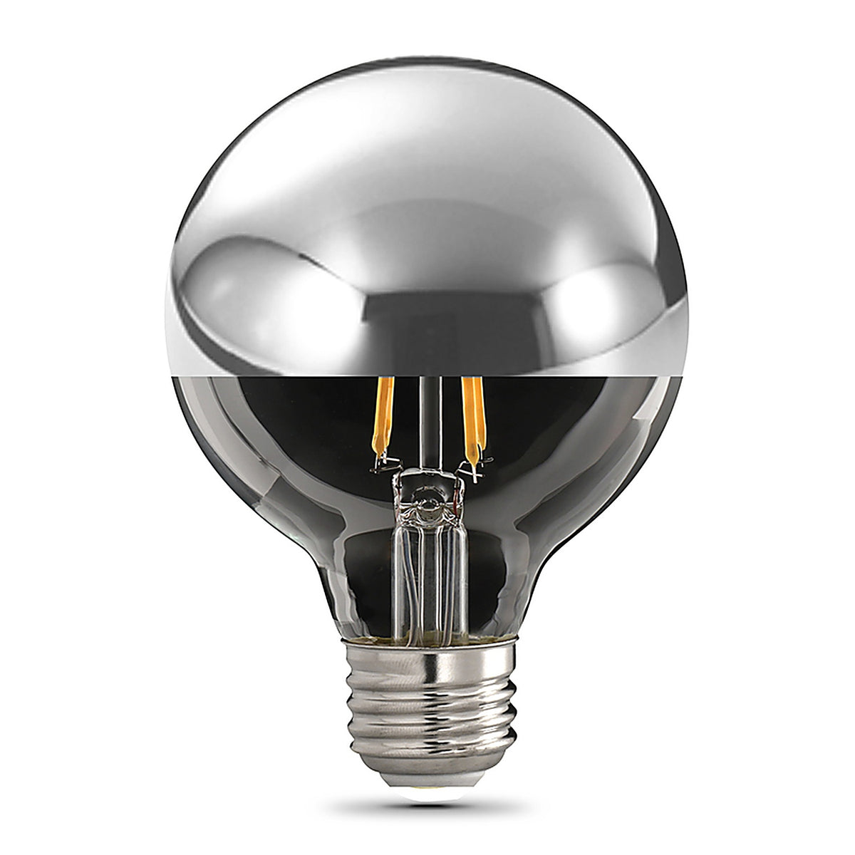Feit Electric G2540/CHR827FIL Deco Globe G25 E26 (Medium) Filament LED Bulb Soft White 40 W 1 pk