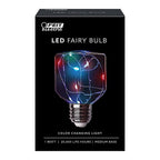 Feit Electric FY/SQ/RGB/LED Fairy Square E26 (Medium) LED Bulb Multi-Colored 1 pk