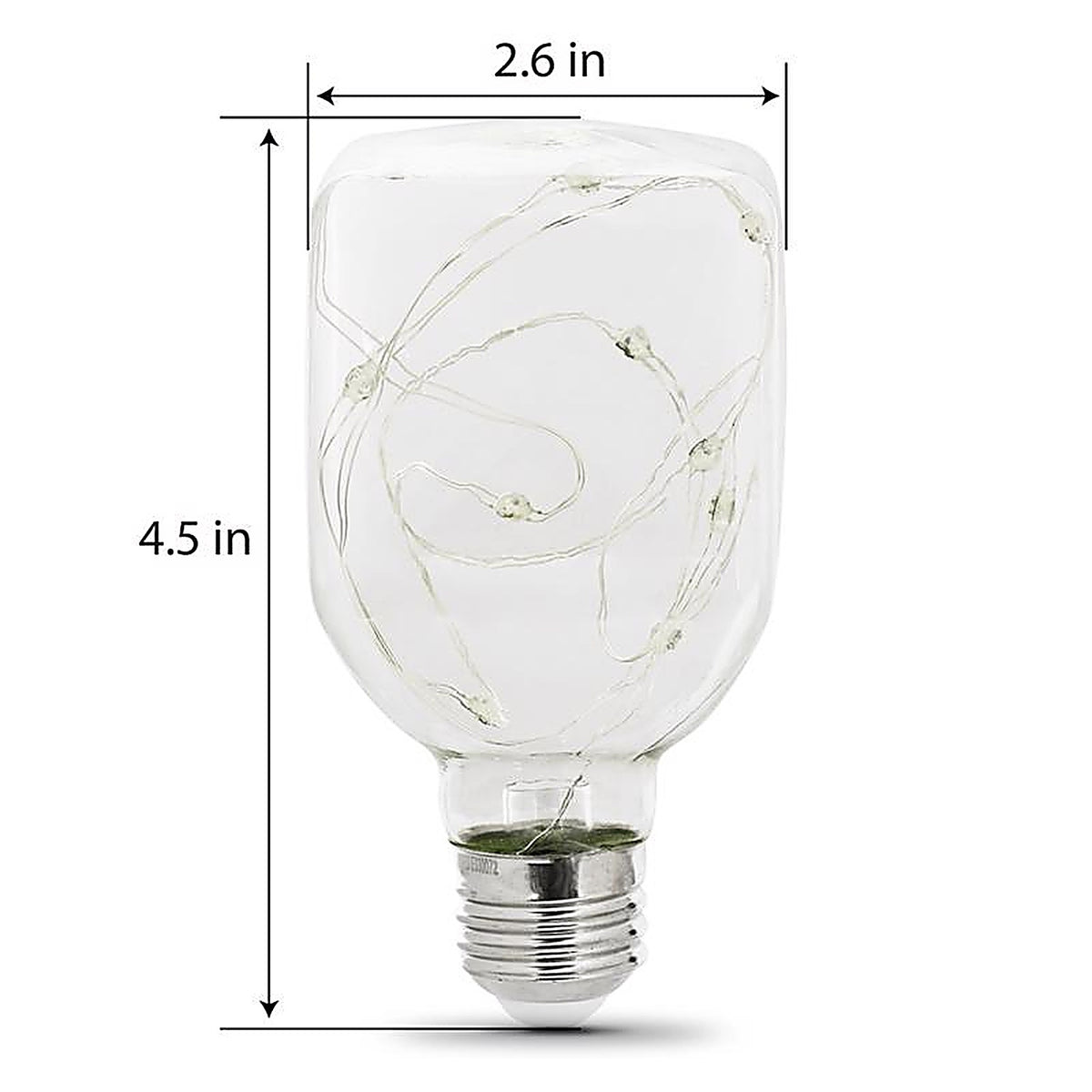 Feit Electric FY/SQ/RGB/LED Fairy Square E26 (Medium) LED Bulb Multi-Colored 1 pk