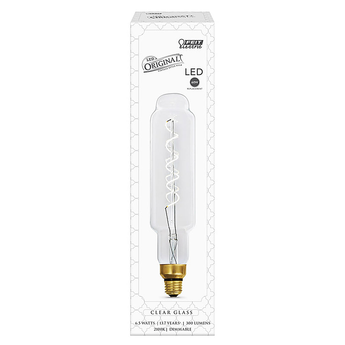 Feit Electric VB/S/CL/820/FIL Bottle E26 (Medium) Filament LED Bulb Soft White 60 W 1 pk